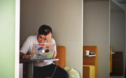 man at laptop