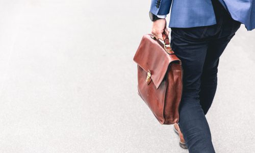 man with briefcase